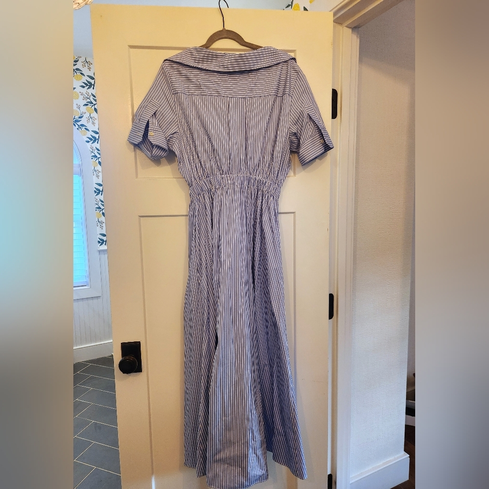 Altuzarra Blue Striped Women's Dress Great Condition, No Sash - Picture 3 of 3
